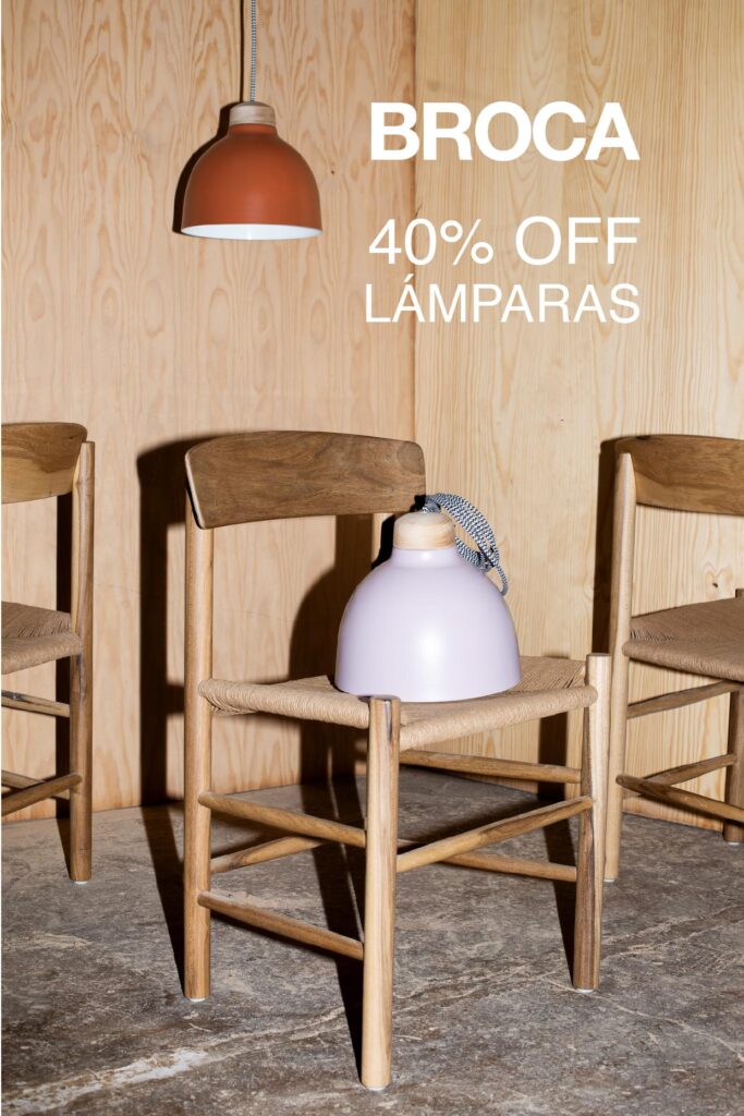 40 % off en lámparas
