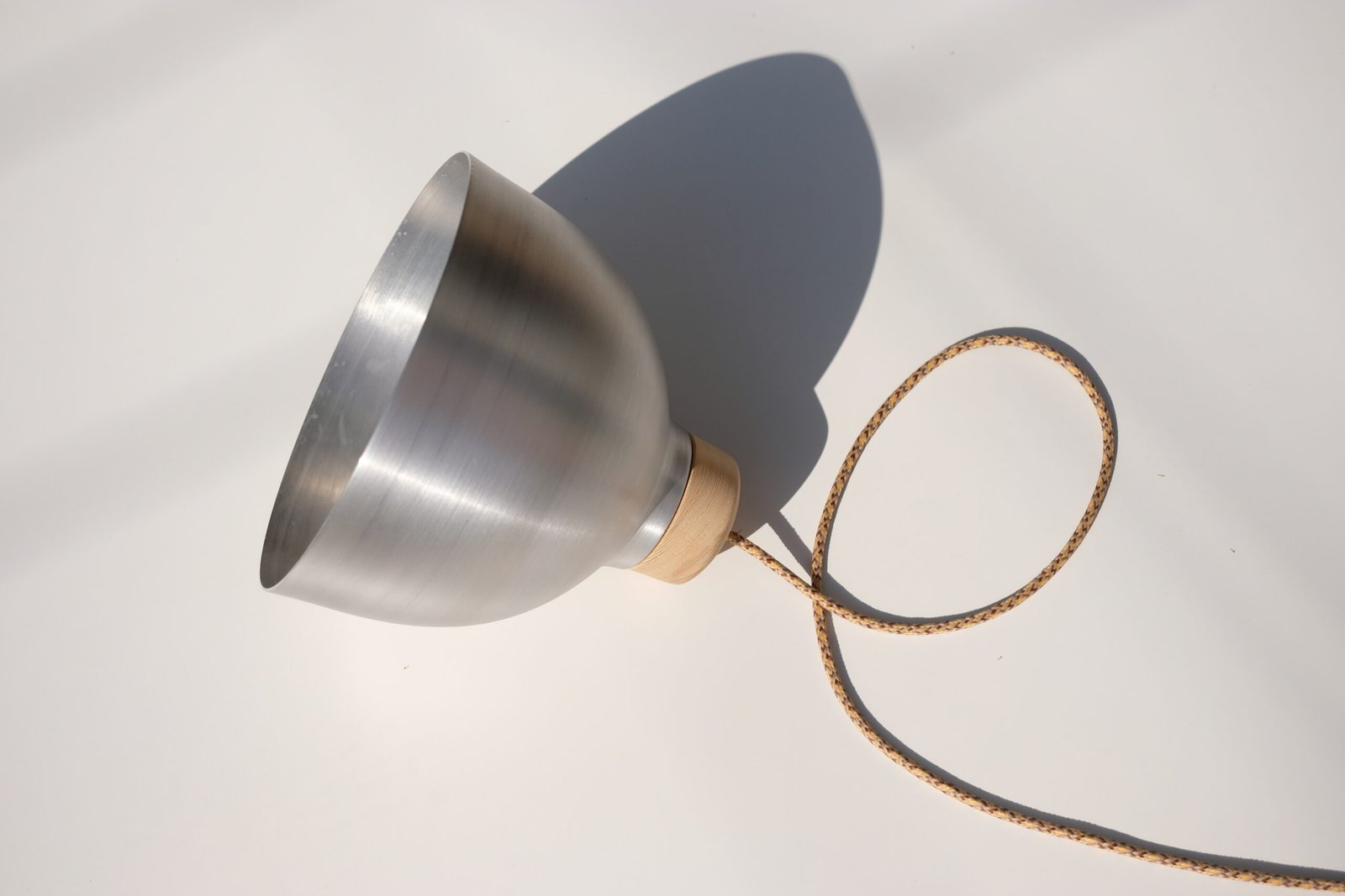 LAMPARA COLGANTE 25 CM ALUMINIO