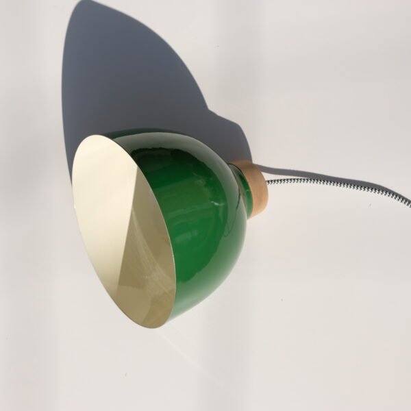 LAMPARA COLGANTE 25 CM  VERDE BRILLANTE